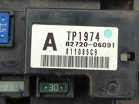 2010 Hyundai Santa Fe Fusebox Fuse Box Panel Relay Module P/N:82720-06091 Fits OEM Used Auto Parts - Oemusedautoparts1.com