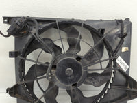 2010-2012 Hyundai Santa Fe Left Radiator Fan Motor Assembly Black 612477 - Oemusedautoparts1.com