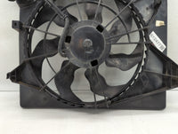 2010-2012 Hyundai Santa Fe Left Radiator Fan Motor Assembly Black 612477 - Oemusedautoparts1.com