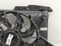 2010-2012 Hyundai Santa Fe Left Radiator Fan Motor Assembly Black - Oemusedautoparts1.com