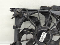 2010-2012 Hyundai Santa Fe Left Radiator Fan Motor Assembly Black - Oemusedautoparts1.com
