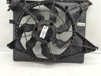 2010-2012 Hyundai Santa Fe Left Radiator Fan Motor Assembly Black - Oemusedautoparts1.com