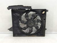 2010-2012 Hyundai Santa Fe Left Radiator Fan Motor Assembly Black - Oemusedautoparts1.com