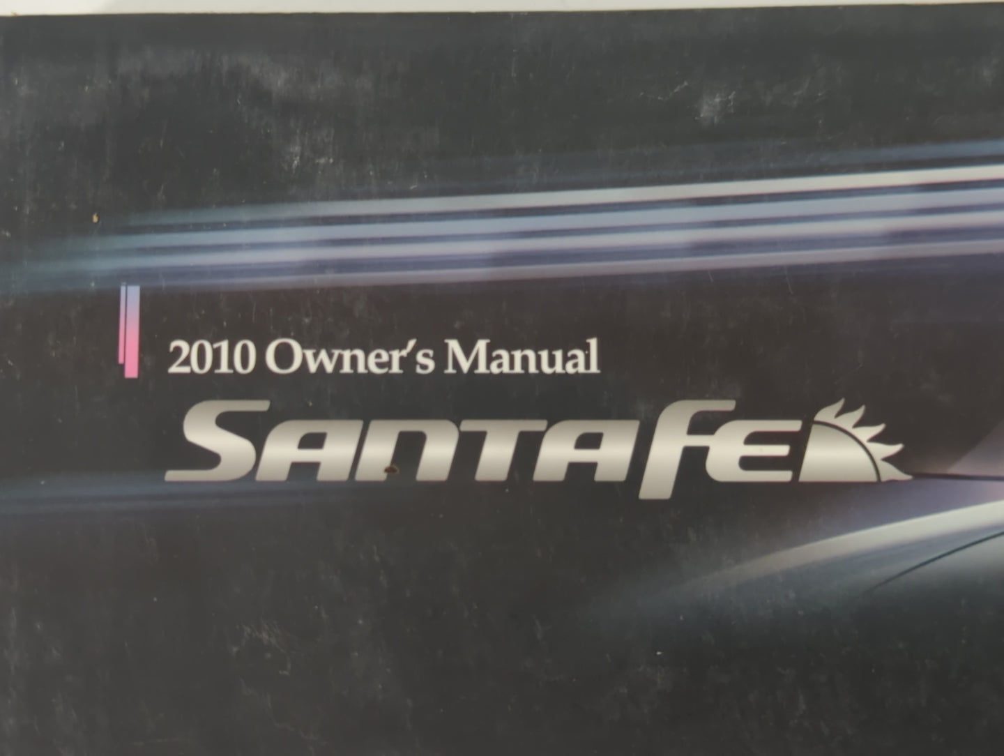 2010 Hyundai Santa Fe Owners Manual Book Guide P/N:A2BO-EC04D OEM Used Auto Parts - Oemusedautoparts1.com