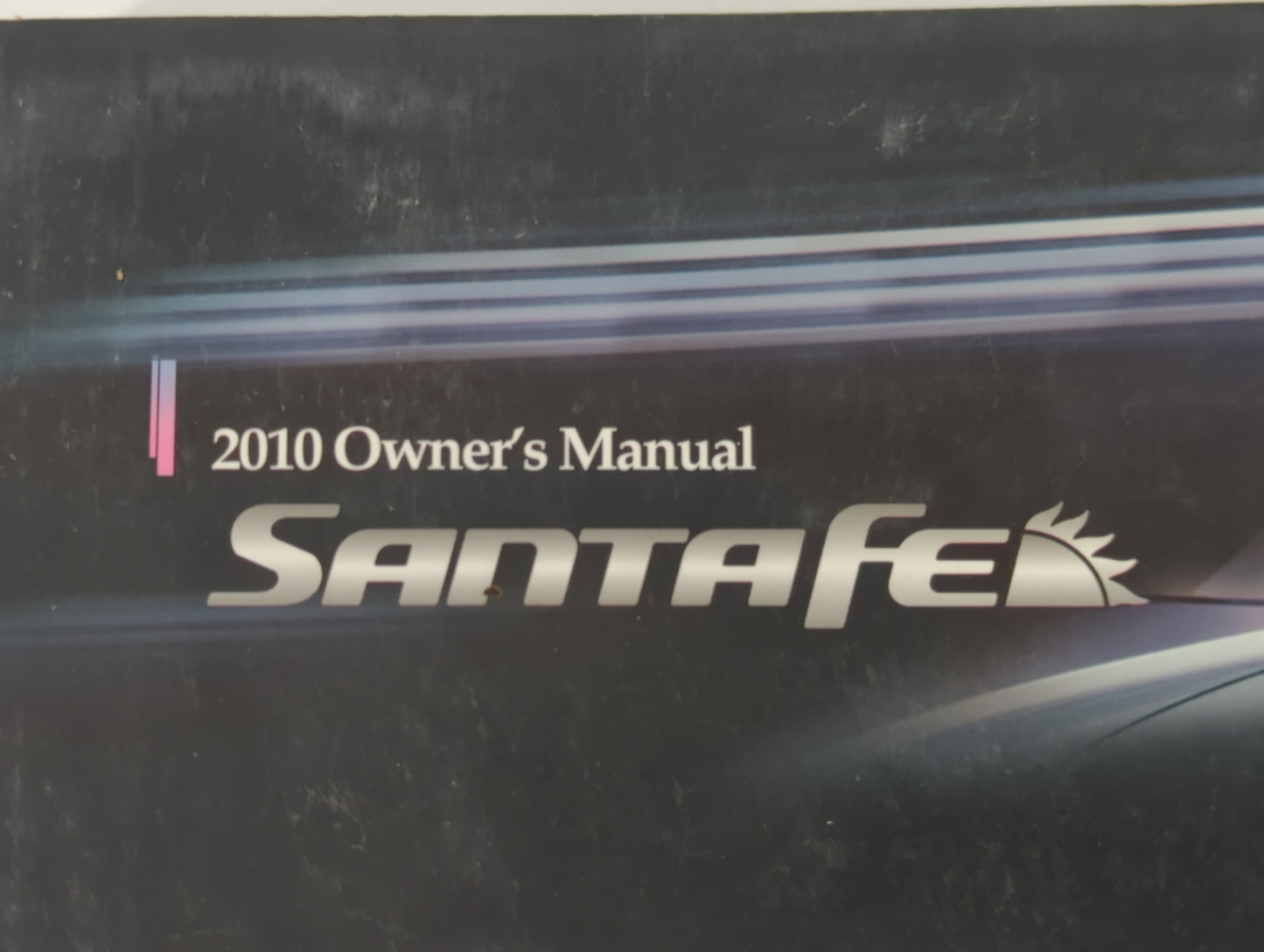 2010 Hyundai Santa Fe Owners Manual Book Guide P/N:A2BO-EC04D OEM Used Auto Parts - Oemusedautoparts1.com