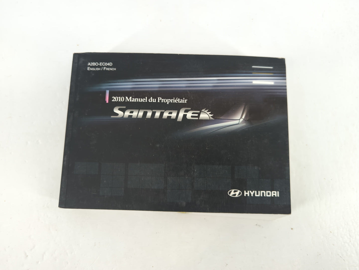 2010 Hyundai Santa Fe Owners Manual Book Guide P/N:A2BO-EC04D OEM Used Auto Parts - Oemusedautoparts1.com