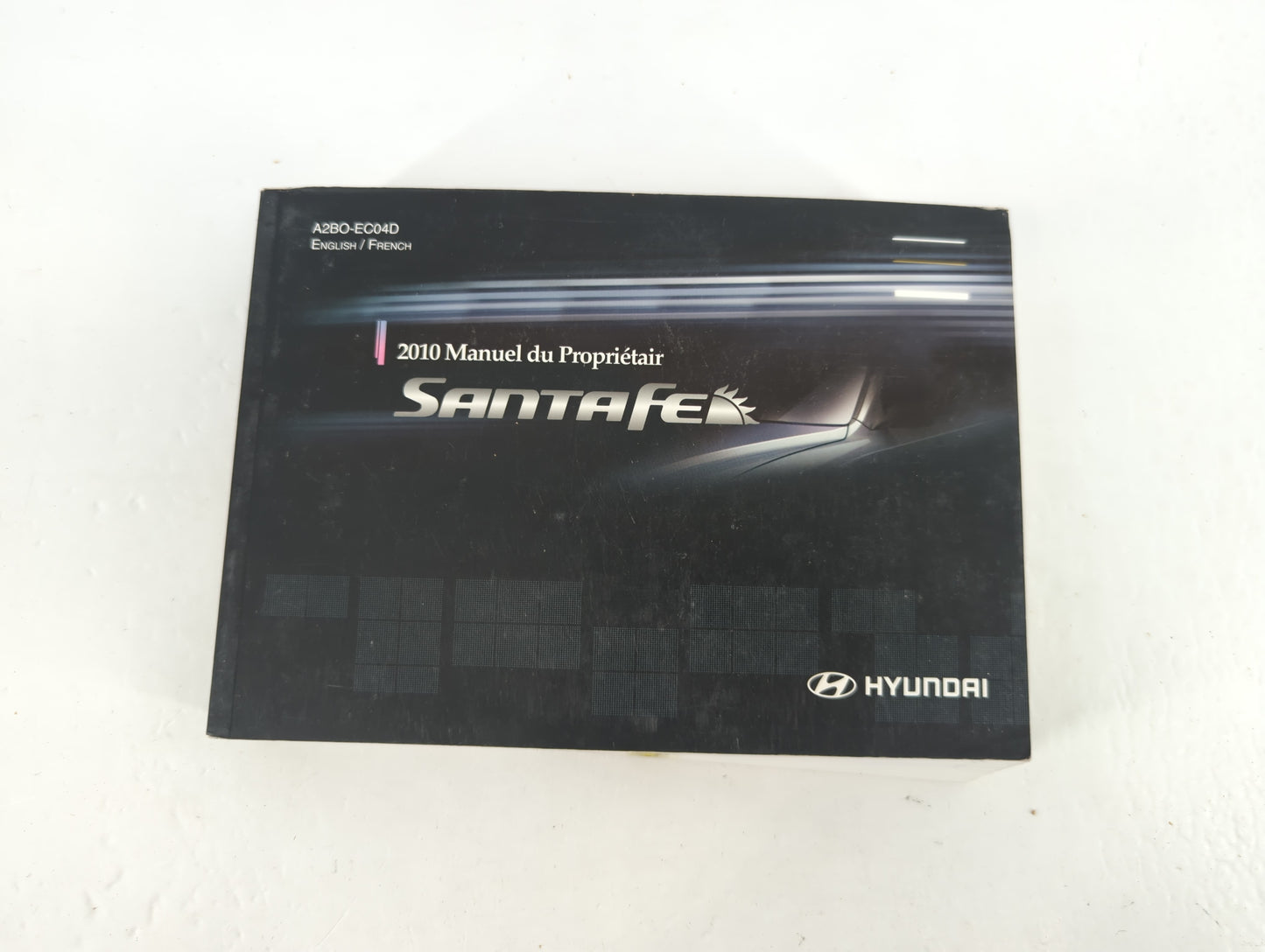 2010 Hyundai Santa Fe Owners Manual Book Guide P/N:A2BO-EC04D OEM Used Auto Parts - Oemusedautoparts1.com
