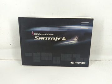 2010 Hyundai Santa Fe Owners Manual Book Guide P/N:A2BO-EU9DB OEM Used Auto Parts - Oemusedautoparts1.com