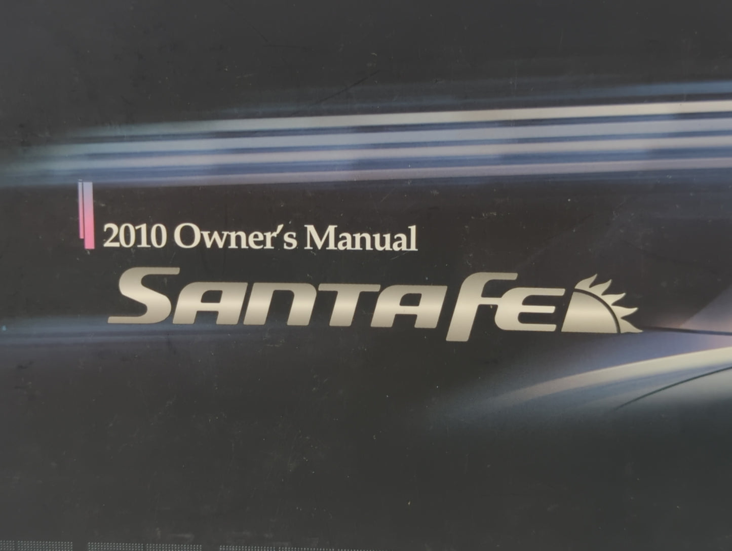 2010 Hyundai Santa Fe Owners Manual Book Guide P/N:A2BO-EU9DB OEM Used Auto Parts - Oemusedautoparts1.com