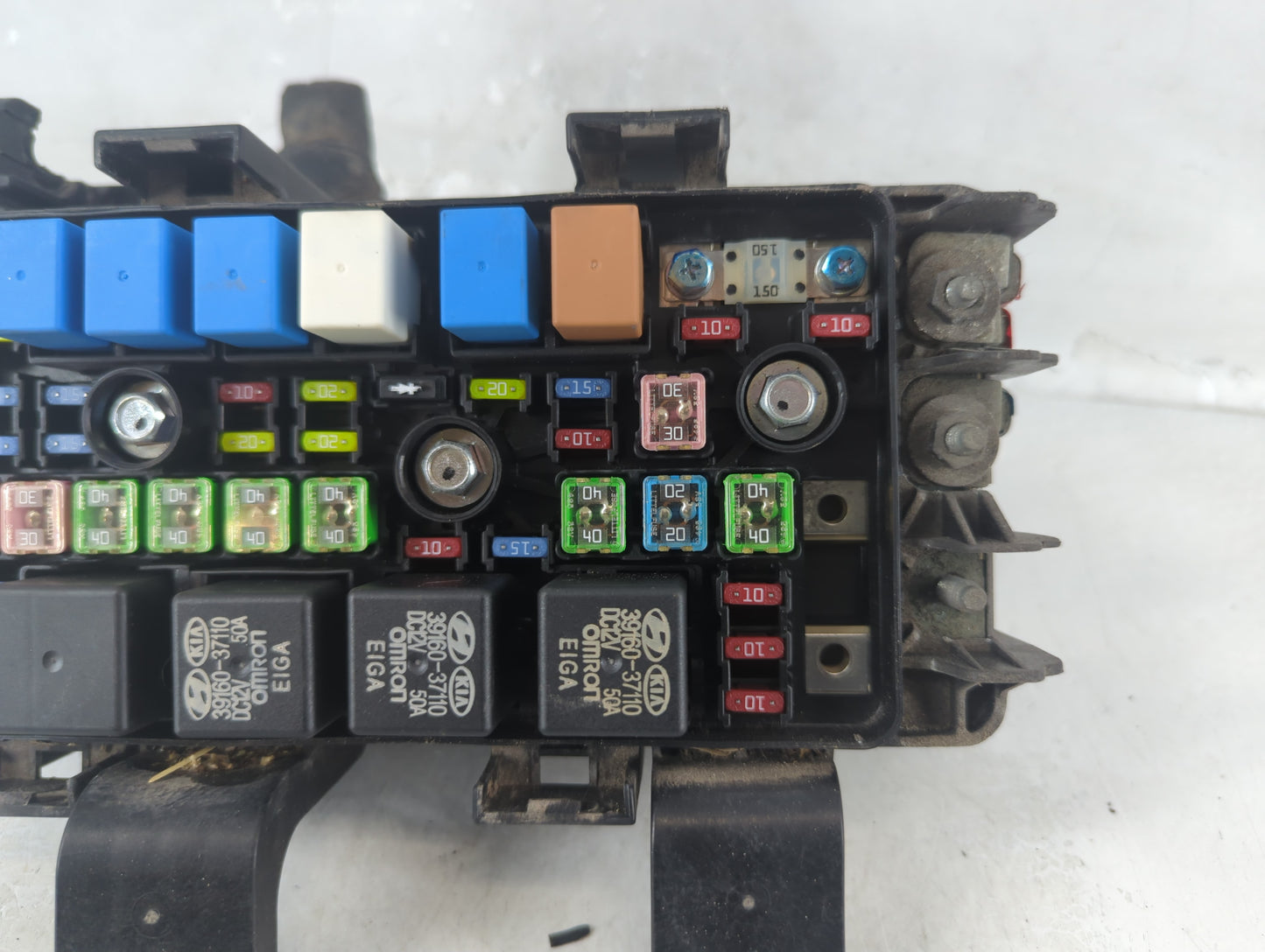 2008-2010 Hyundai Sonata Fusebox Fuse Box Panel Relay Module P/N:91950-3K750 Fits Fits 2008 2009 2010 OEM Used Auto Parts - 