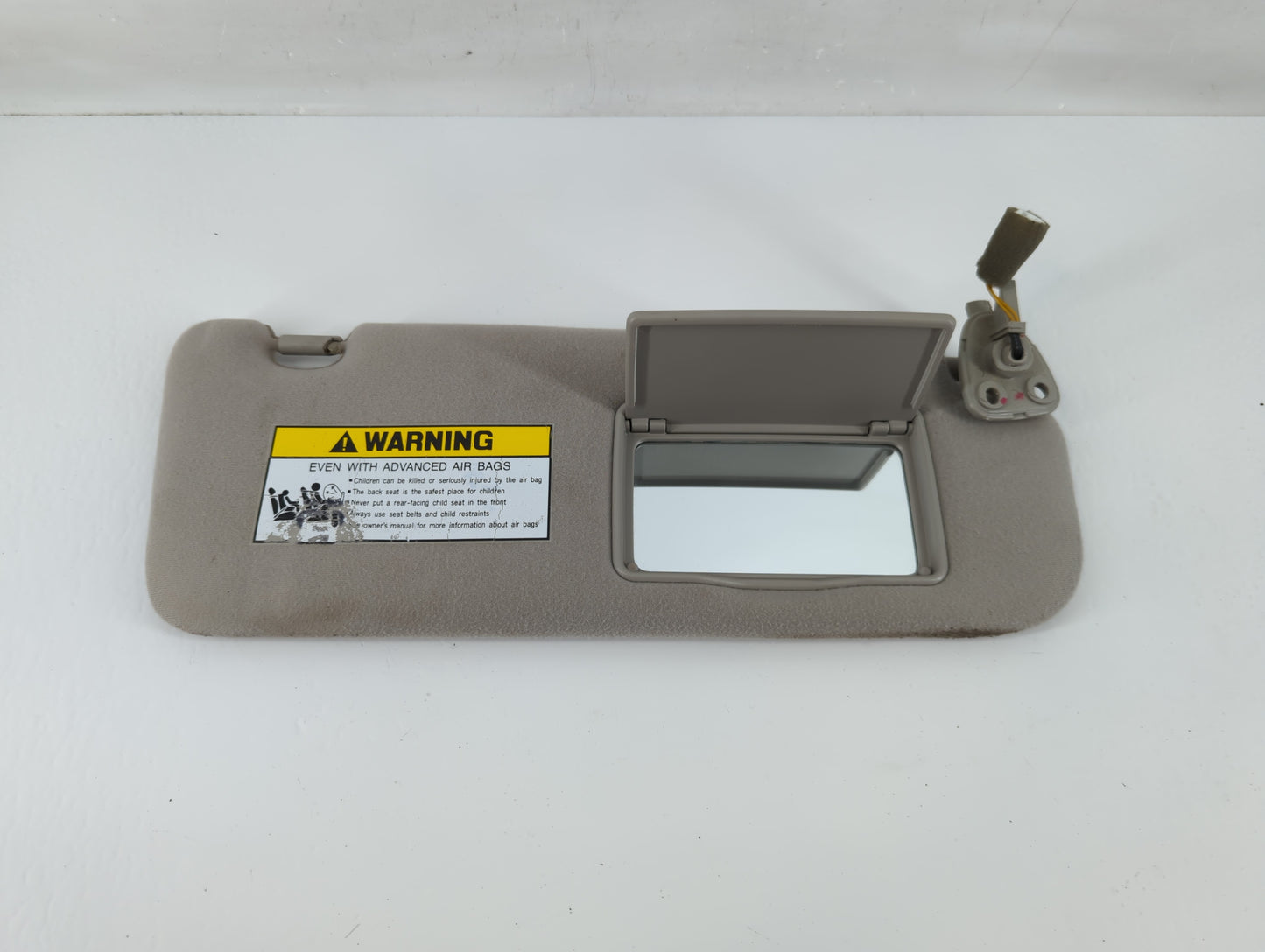 2008-2010 Hyundai Sonata Sun Visor Shade Replacement Passenger Right Mirror Fits Fits 2008 2009 2010 OEM Used Auto Parts - O