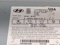 2009-2010 Hyundai Sonata Radio AM FM Cd Player Receiver Replacement P/N:961853K100XX1Z 96185-3K100, A-200NFU Fits Fits 2009 
