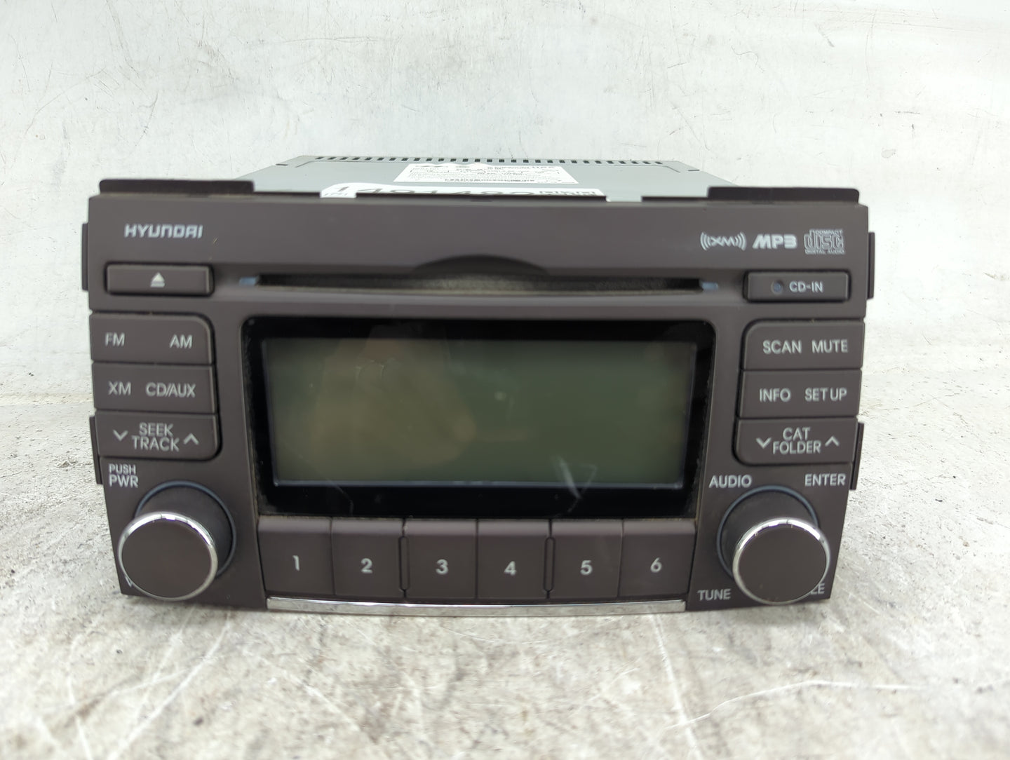 2009-2010 Hyundai Sonata Radio AM FM Cd Player Receiver Replacement P/N:961853K100XX1Z 96185-3K100 Fits Fits 2009 2010 OEM U