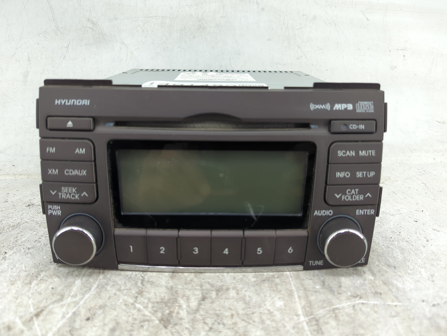 2009-2010 Hyundai Sonata Radio AM FM Cd Player Receiver Replacement P/N:961853K100XX1Z 96185-3K100 Fits Fits 2009 2010 OEM U