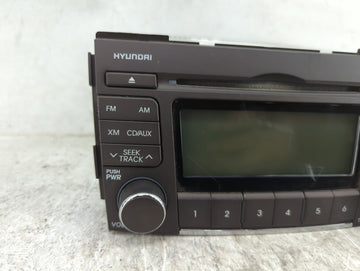 2009-2010 Hyundai Sonata Radio AM FM Cd Player Receiver Replacement P/N:961853K100XX1Z 96185-3K100 Fits Fits 2009 2010 OEM Used Auto Parts