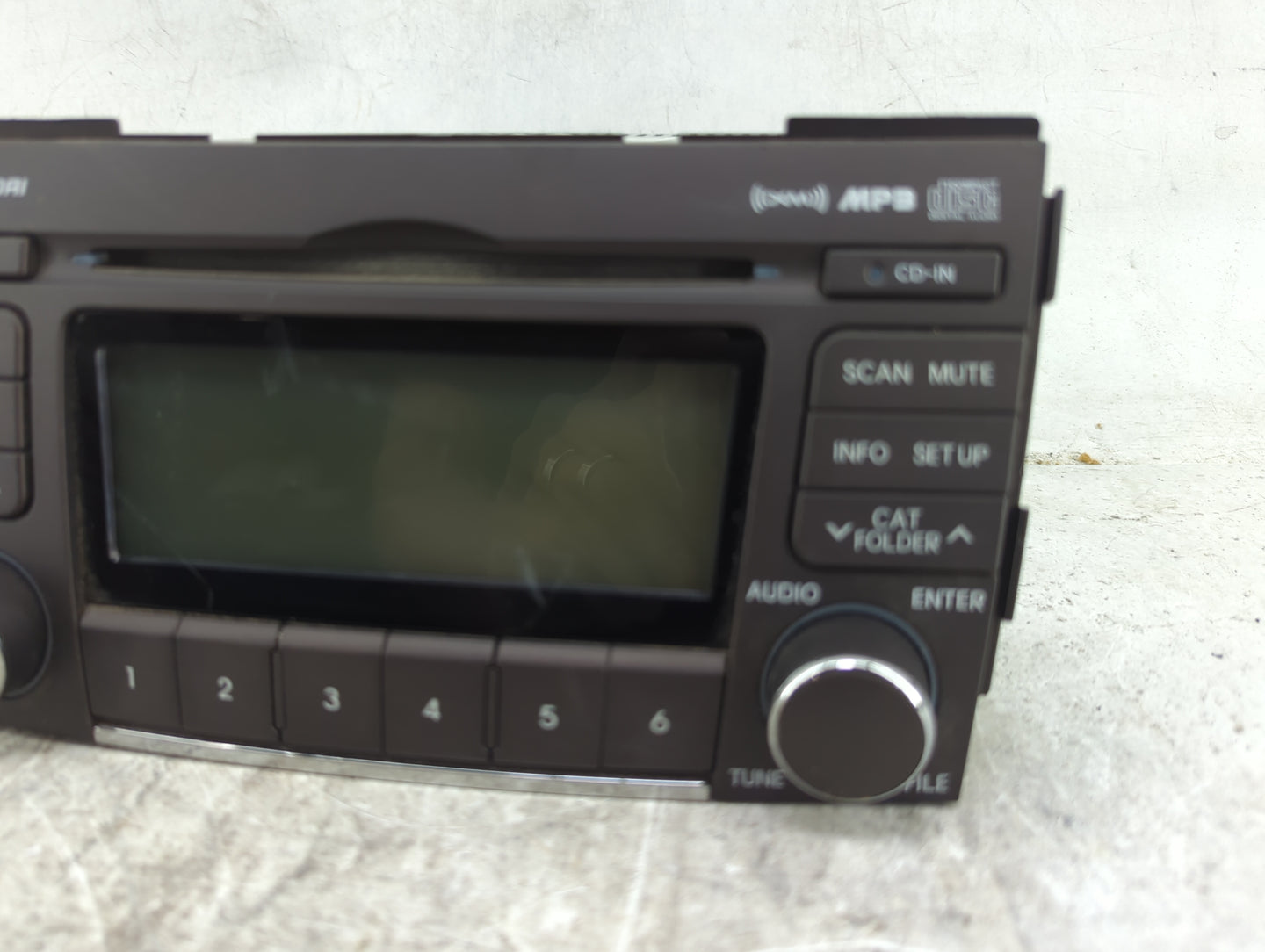 2009-2010 Hyundai Sonata Radio AM FM Cd Player Receiver Replacement P/N:961853K100XX1Z 96185-3K100 Fits Fits 2009 2010 OEM U