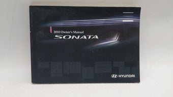 compare product 2010 Hyundai Sonata Owners Manual Book Guide OEM Used Auto Parts