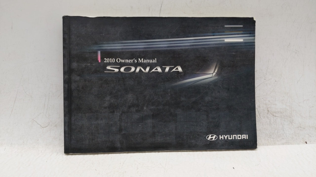 2010 Hyundai Sonata Owners Manual Book Guide OEM Used Auto Parts - Oemusedautoparts1.com