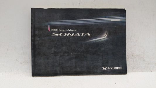 2010 Hyundai Sonata Owners Manual Book Guide OEM Used Auto Parts - Oemusedautoparts1.com