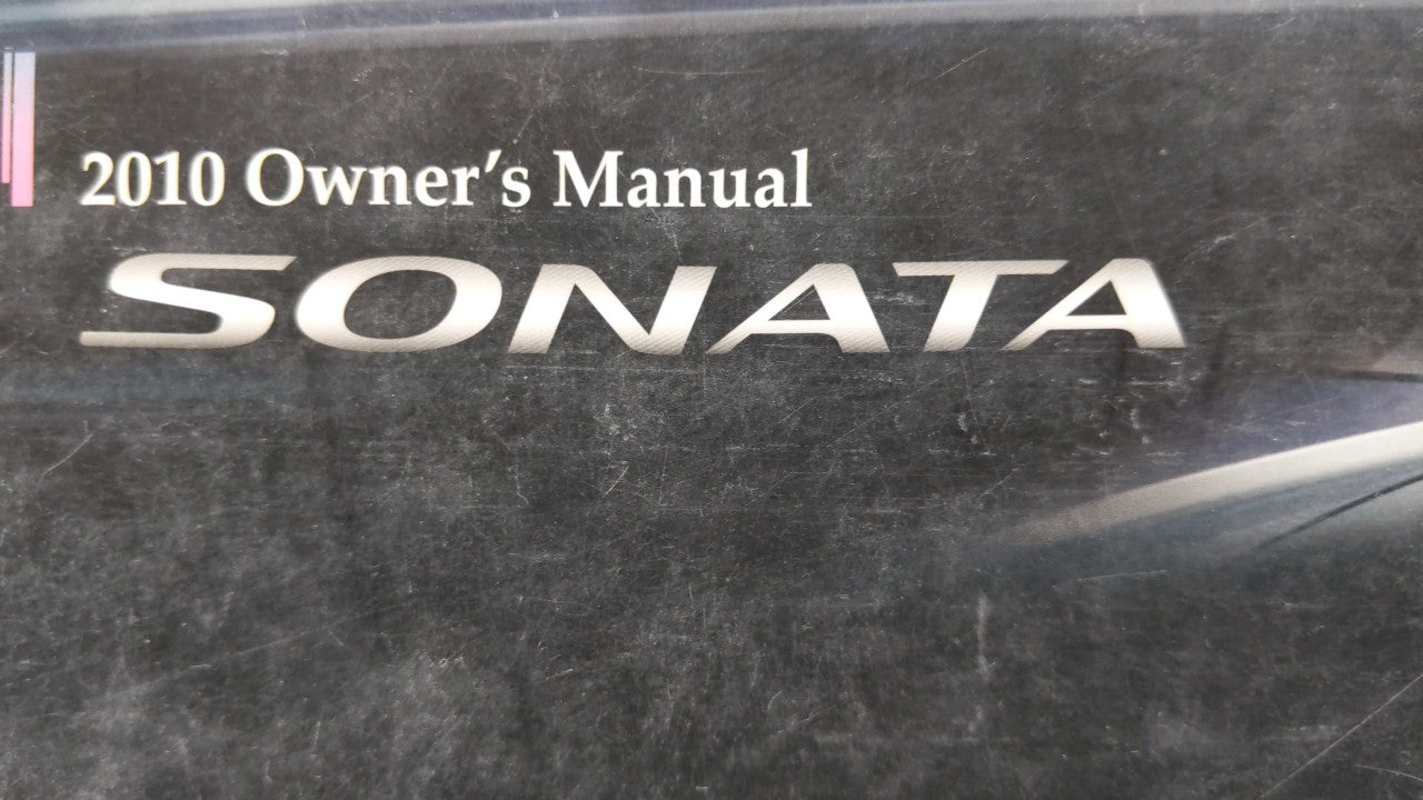 2010 Hyundai Sonata Owners Manual Book Guide OEM Used Auto Parts - Oemusedautoparts1.com