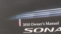 2010 Hyundai Sonata Owners Manual Book Guide OEM Used Auto Parts - Oemusedautoparts1.com