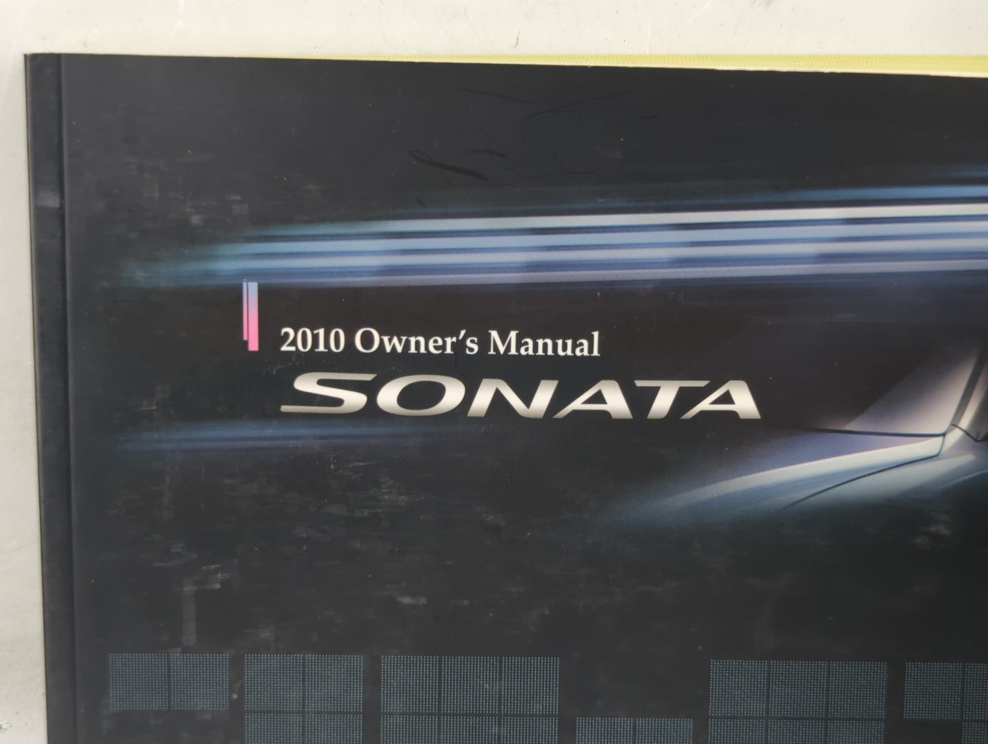 2010 Hyundai Sonata Owners Manual Book Guide P/N:A3K0 EU93A OEM Used Auto Parts - Oemusedautoparts1.com