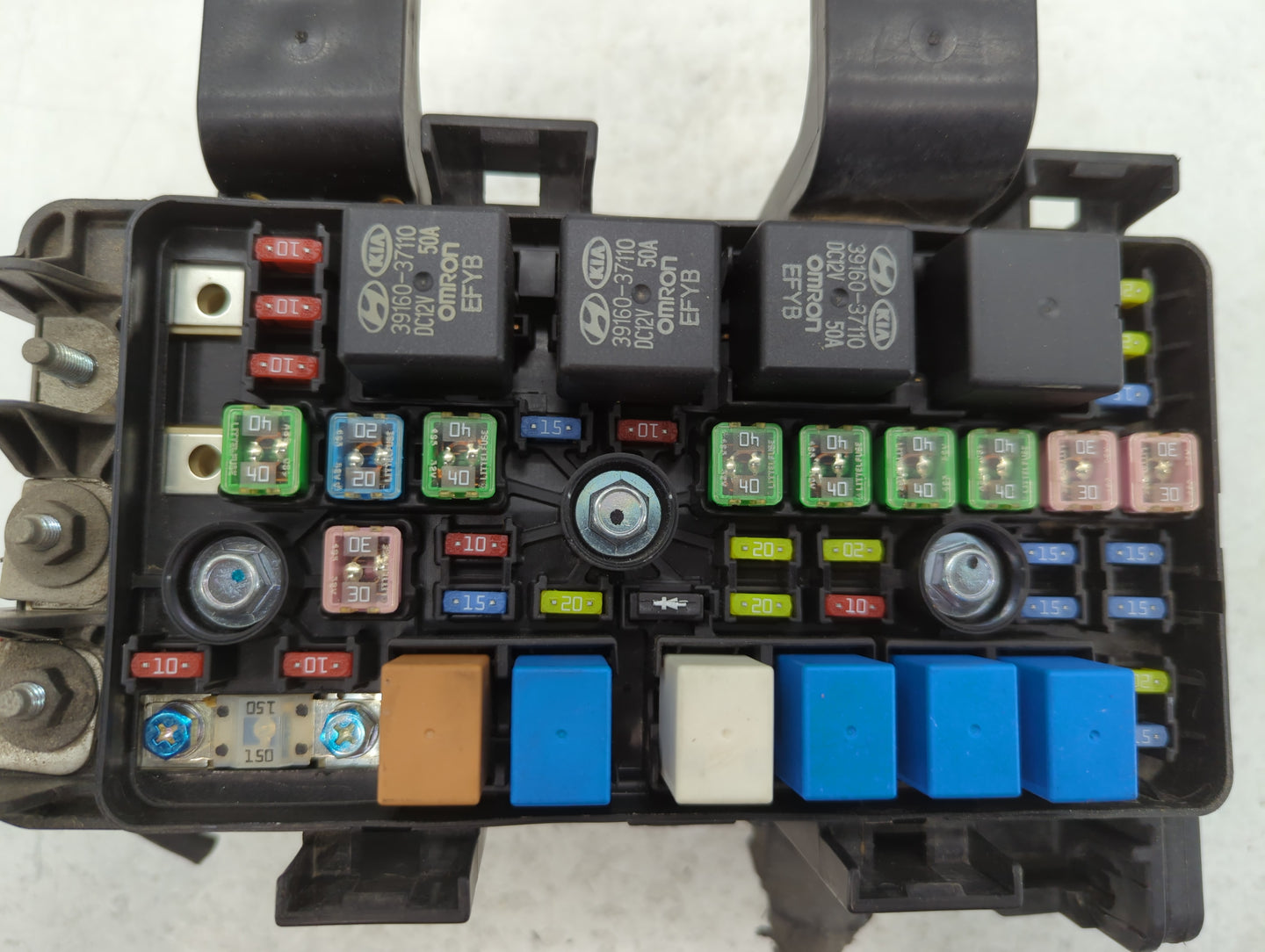 2008-2010 Hyundai Sonata Fusebox Fuse Box Panel Relay Module P/N:91950-3K750 Fits Fits 2008 2009 2010 OEM Used Auto Parts - 