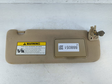 2008-2010 Hyundai Sonata Sun Visor Shade Replacement Passenger Right Mirror Fits Fits 2008 2009 2010 OEM Used Auto Parts