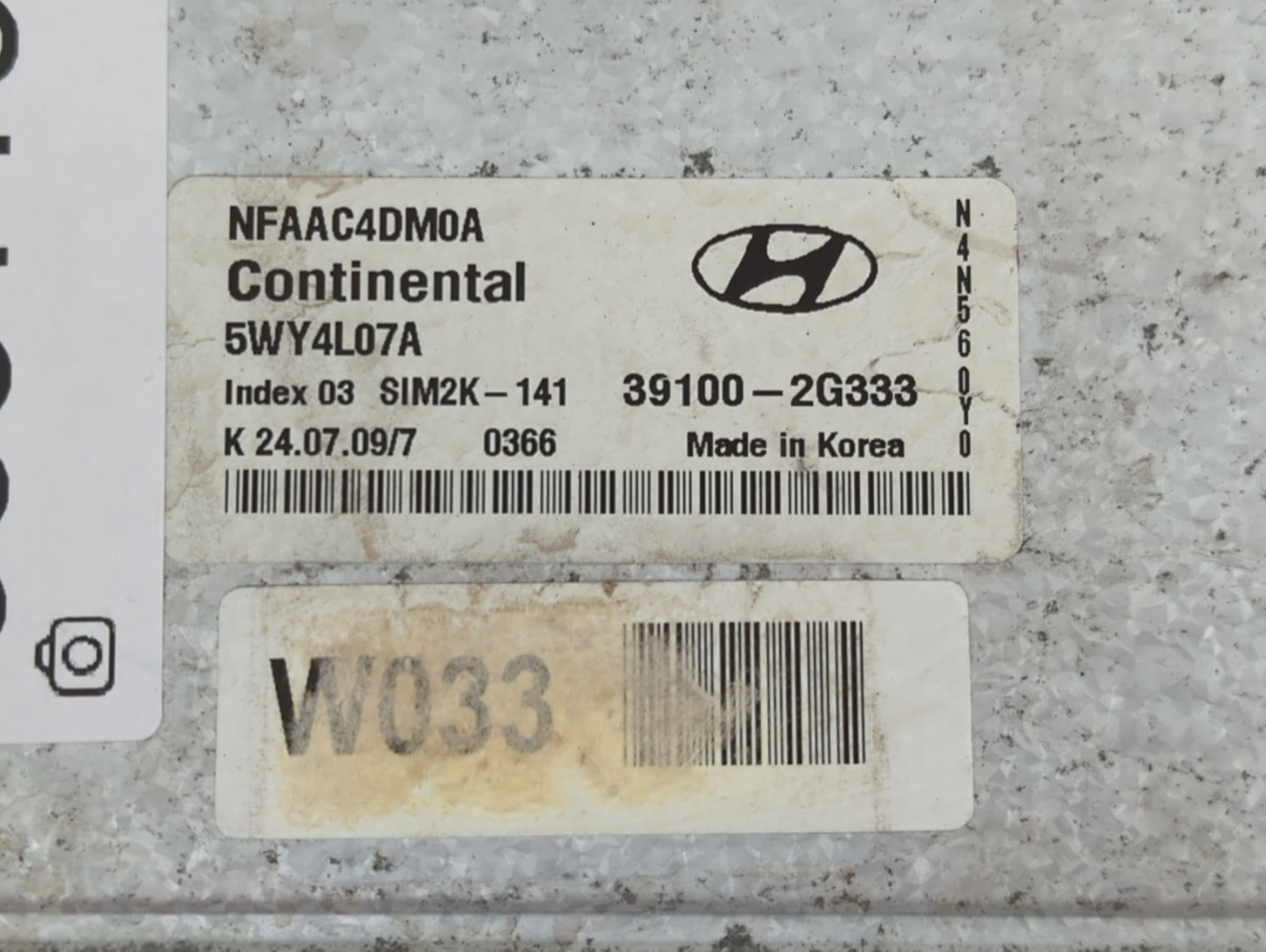 2010 Hyundai Sonata PCM Engine Control Computer ECU ECM PCU OEM Fits OEM Used Auto Parts - Oemusedautoparts1.com