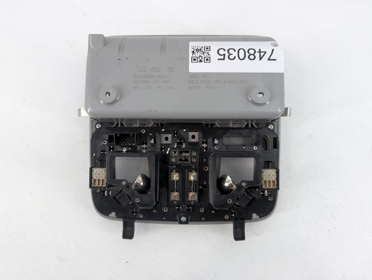 2010-2016 Hyundai Tucson Overhead Roof Console 748035 - Oemusedautoparts1.com