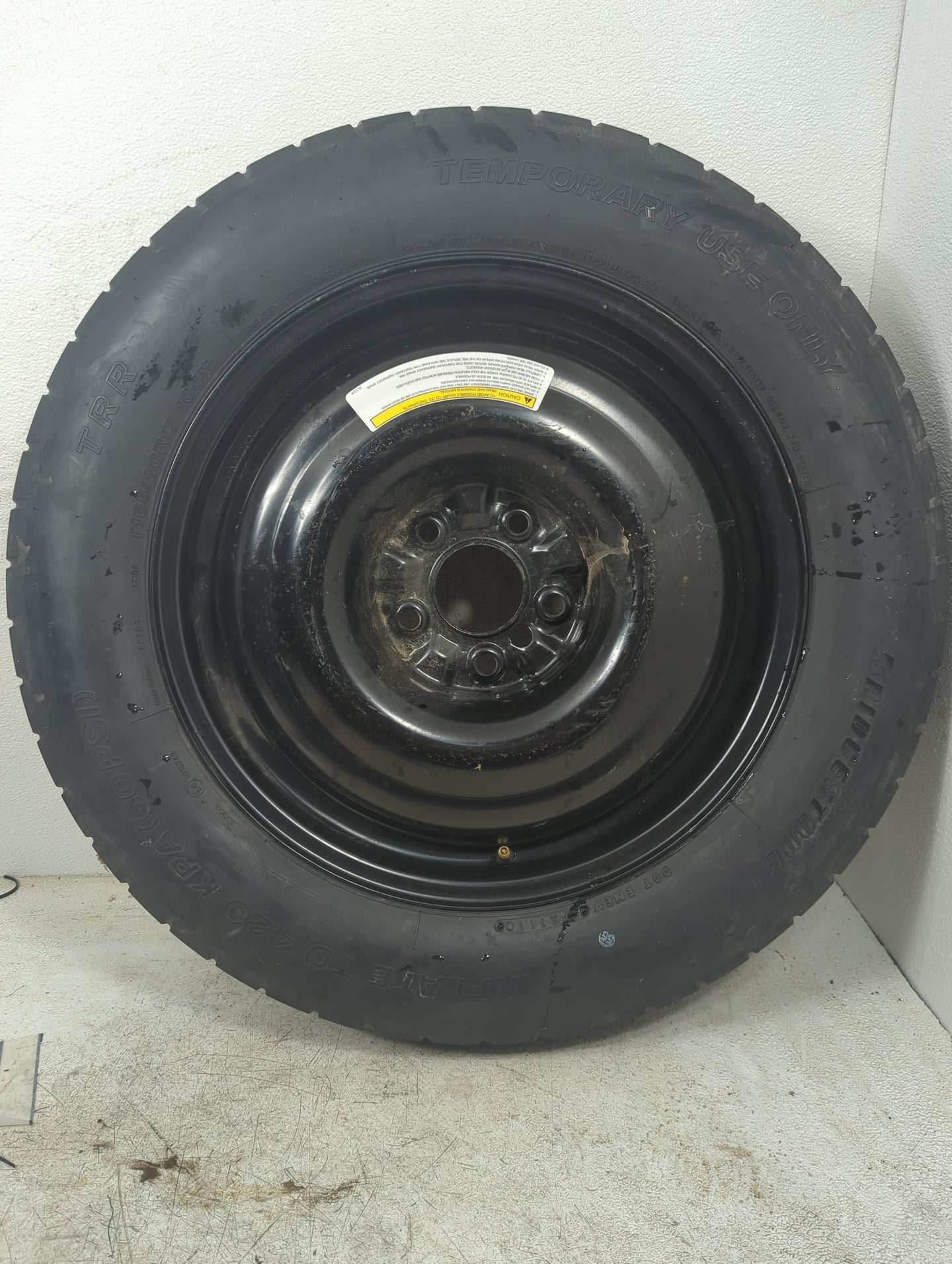2010-2012 Infiniti Ex35 Spare Donut Tire Wheel Rim Oem - Oemusedautoparts1.com