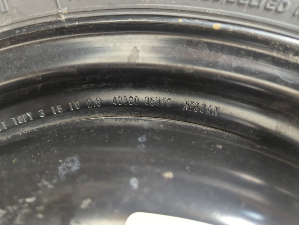 2010-2012 Infiniti Ex35 Spare Donut Tire Wheel Rim Oem - Oemusedautoparts1.com