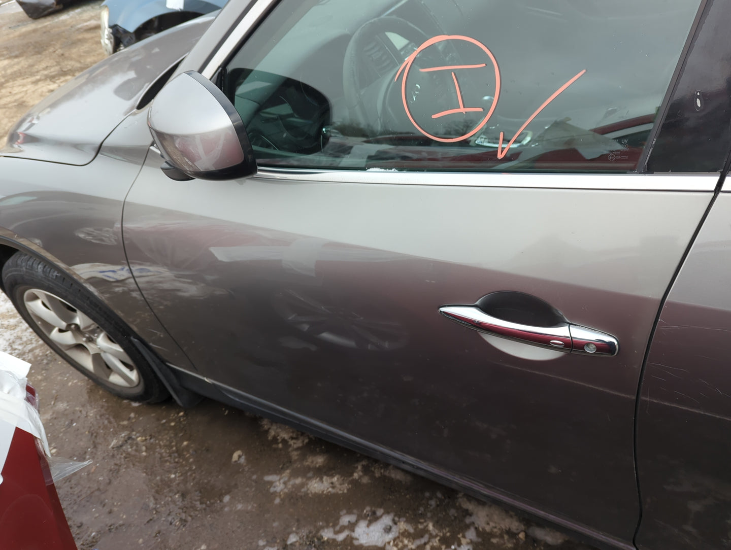 2008-2010 Infiniti Ex35 Driver Front Door Oem - Oemusedautoparts1.com