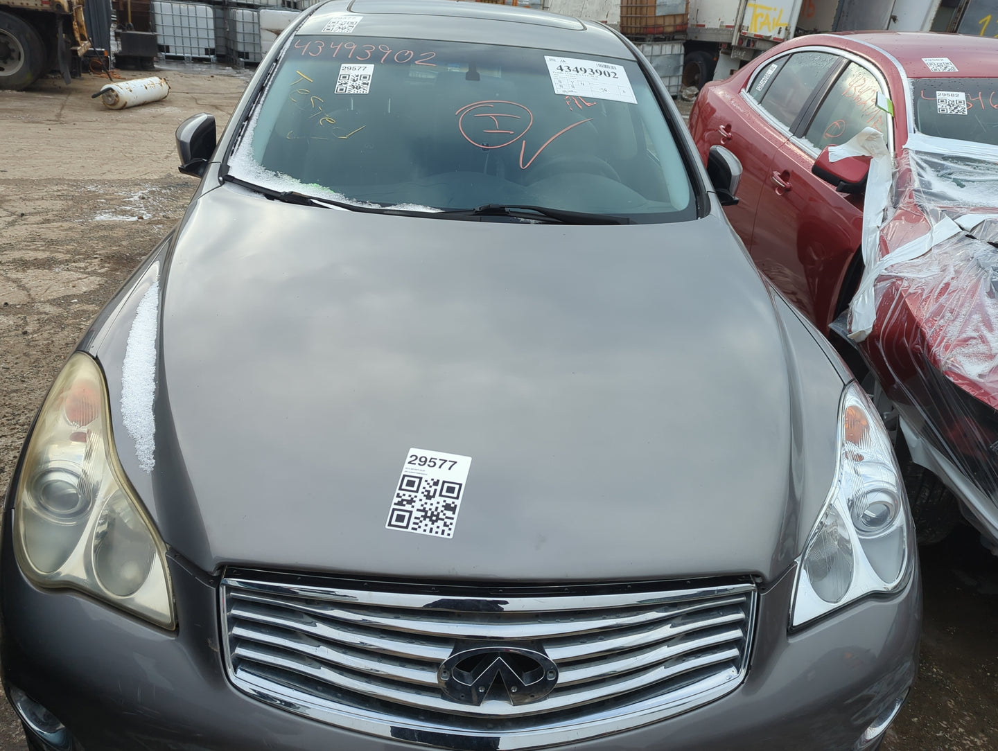 2008-2012 Infiniti Ex35 Hood Oem - Oemusedautoparts1.com