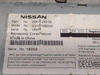 2010 Infiniti Fx35 Radio AM FM Cd Player Receiver Replacement P/N:2591AZX77B CV-VN1060AD Fits Fits 2011 OEM Used Auto Parts 
