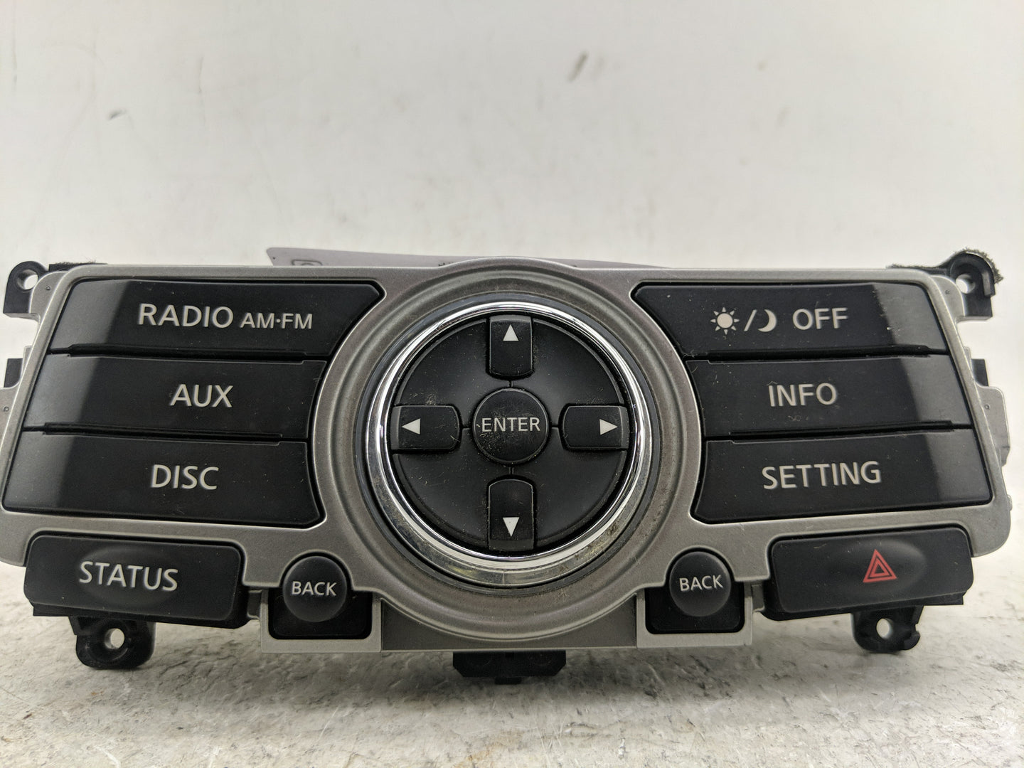 2008-2013 Infiniti G37 Radio Control Panel - Oemusedautoparts1.com