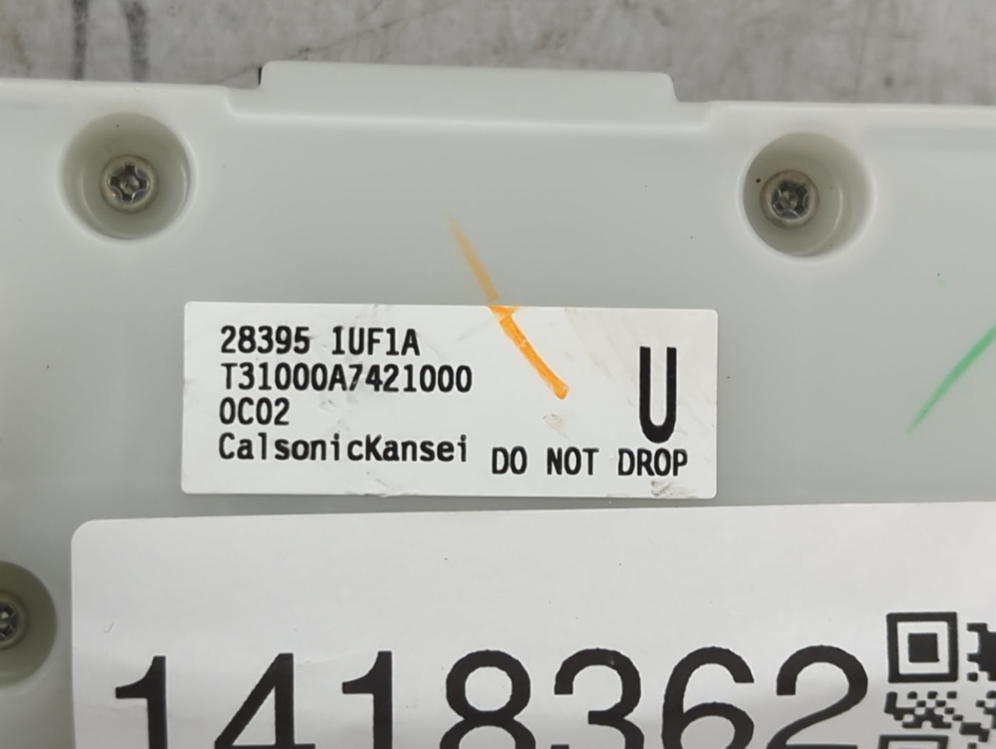 2010-2013 Infiniti G37 Climate Control Module Temperature AC/Heater Replacement P/N:28395 1UF1A Fits OEM Used Auto Parts - O