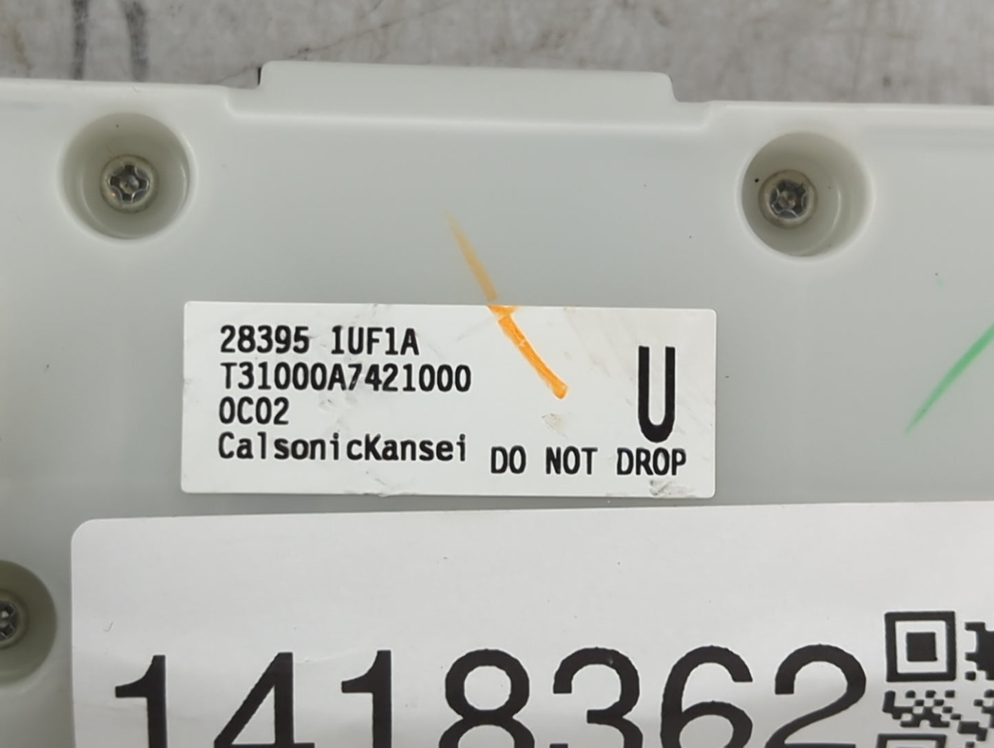 2010-2013 Infiniti G37 Climate Control Module Temperature AC/Heater Replacement P/N:28395 1UF1A Fits OEM Used Auto Parts - O
