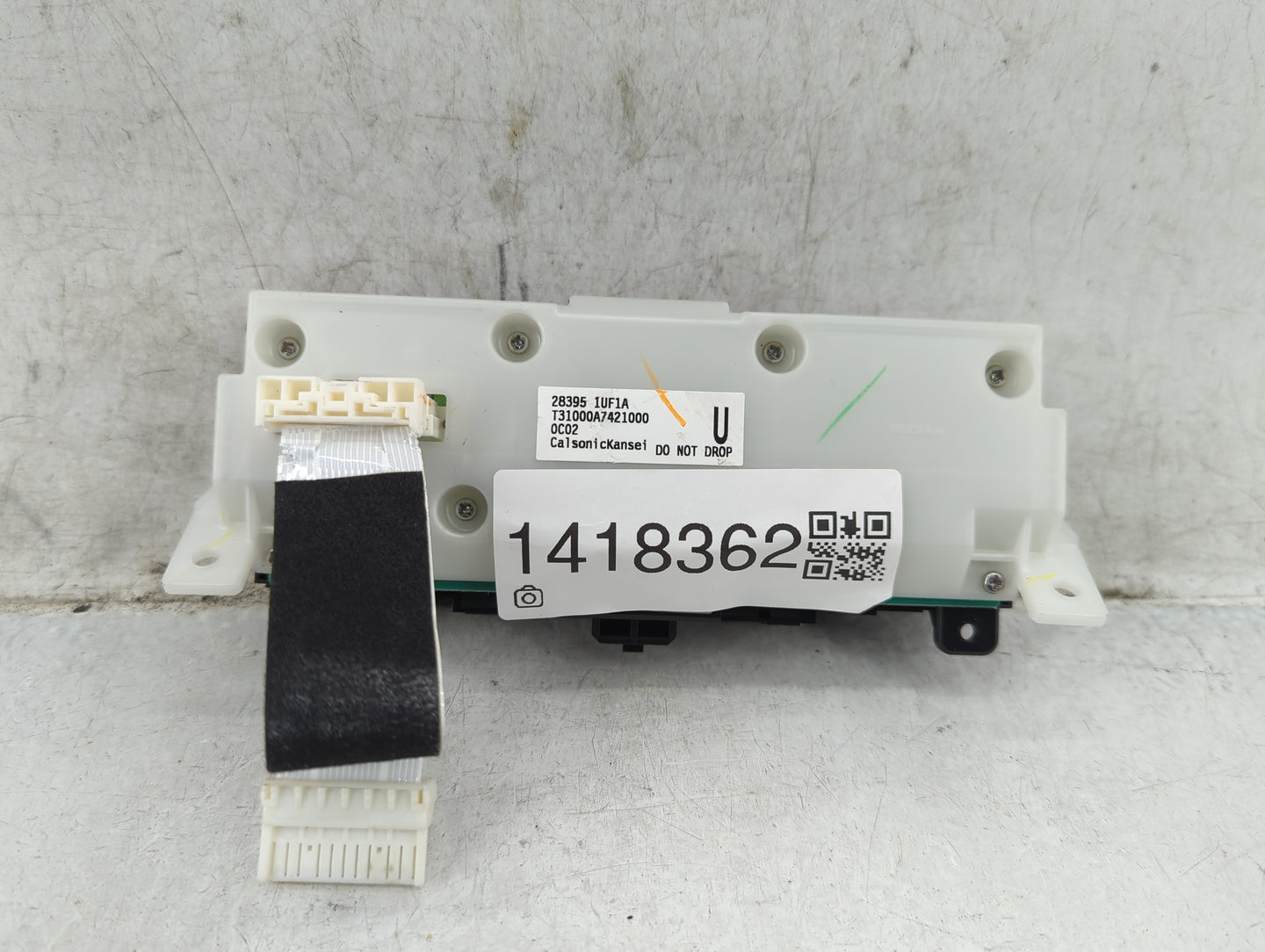 2010-2013 Infiniti G37 Climate Control Module Temperature AC/Heater Replacement P/N:28395 1UF1A Fits OEM Used Auto Parts - O