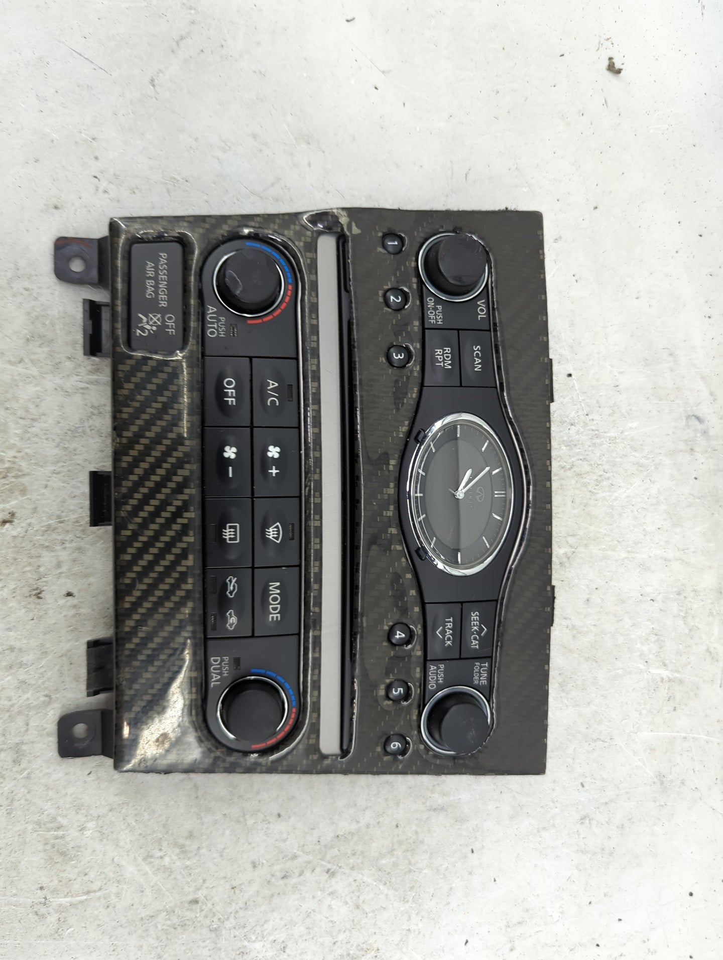 2009-2013 Infiniti G37 Climate Control Module Temperature AC/Heater Replacement Fits Fits 2009 2010 2011 2012 2013 2014 OEM 