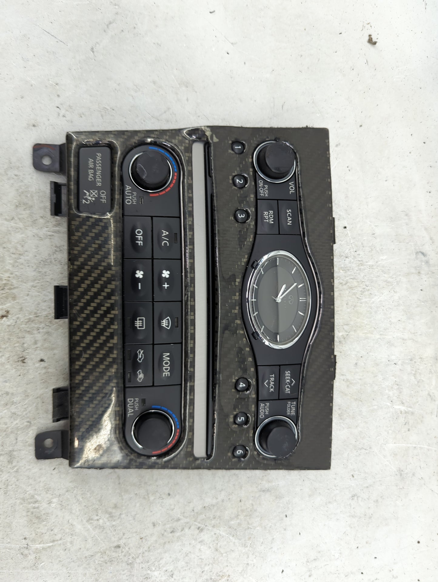 2009-2013 Infiniti G37 Climate Control Module Temperature AC/Heater Replacement Fits Fits 2009 2010 2011 2012 2013 2014 OEM 