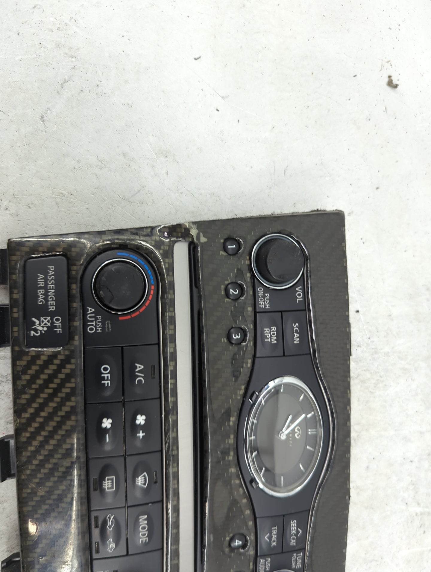 2009-2013 Infiniti G37 Climate Control Module Temperature AC/Heater Replacement Fits Fits 2009 2010 2011 2012 2013 2014 OEM 