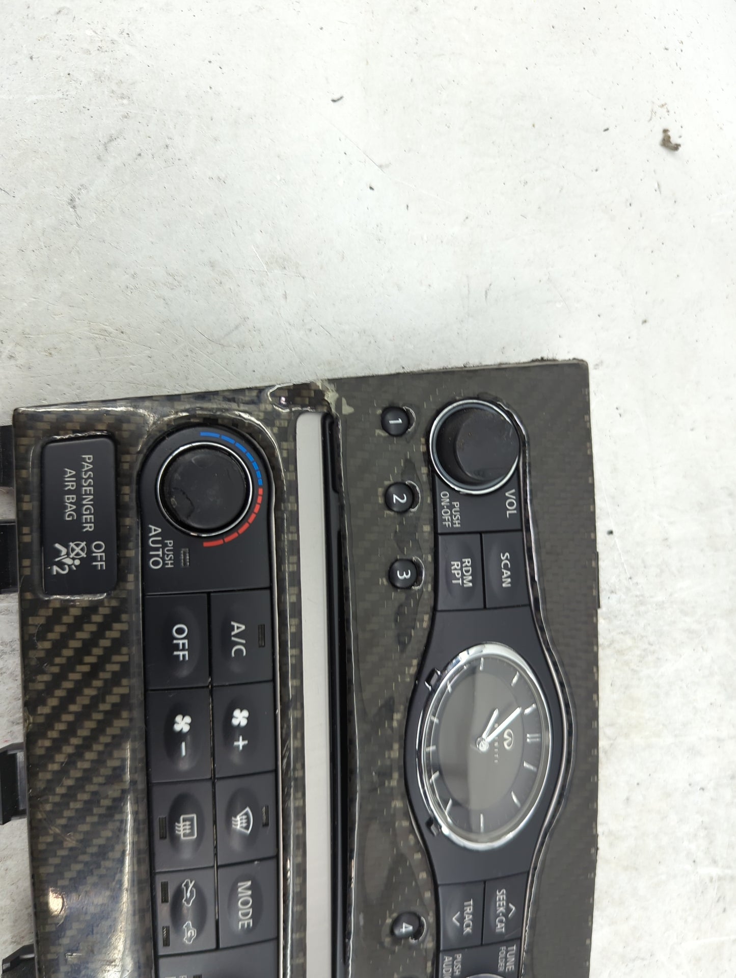 2009-2013 Infiniti G37 Climate Control Module Temperature AC/Heater Replacement Fits Fits 2009 2010 2011 2012 2013 2014 OEM 