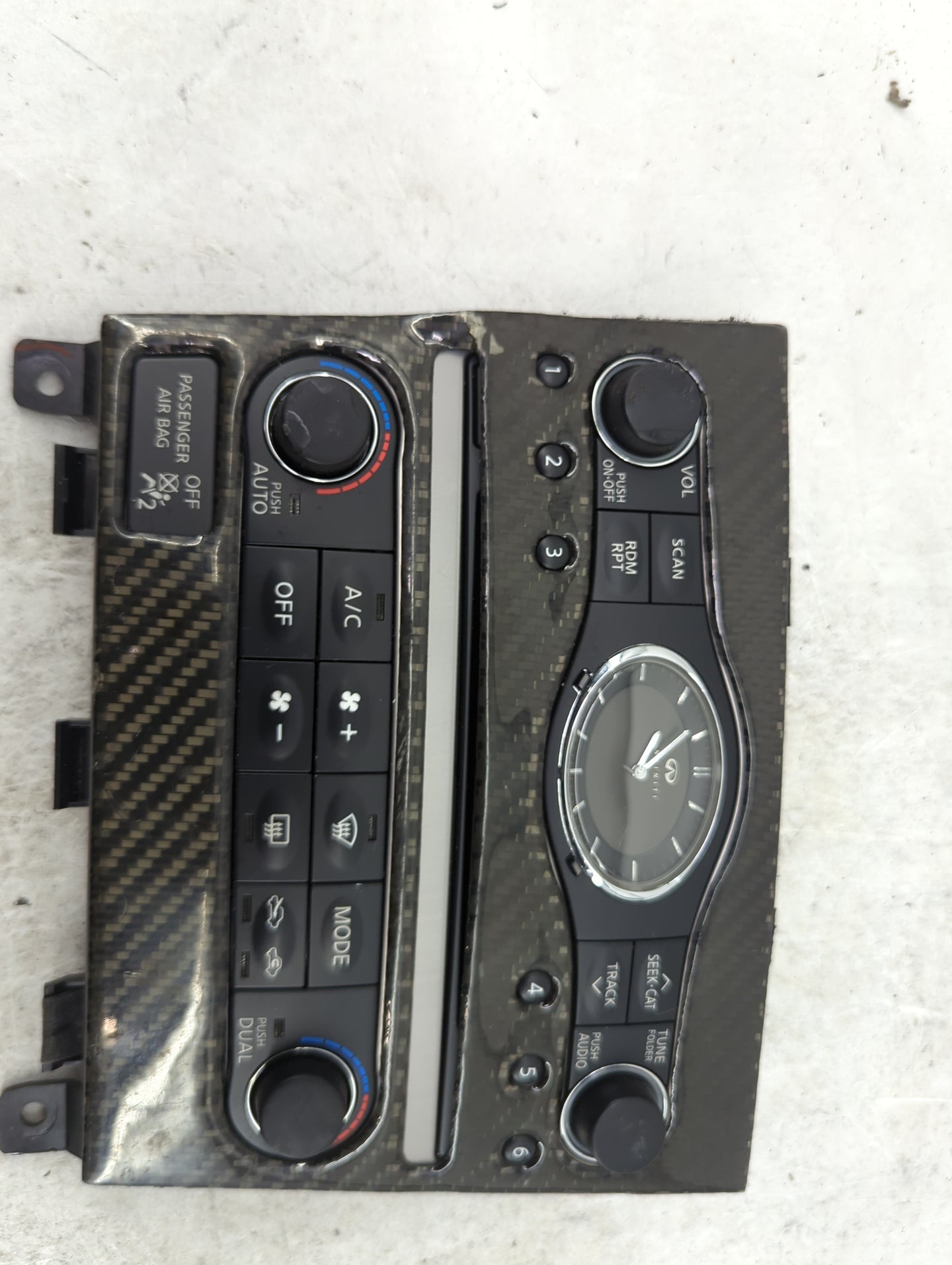 2009-2013 Infiniti G37 Climate Control Module Temperature AC/Heater Replacement Fits Fits 2009 2010 2011 2012 2013 2014 OEM 
