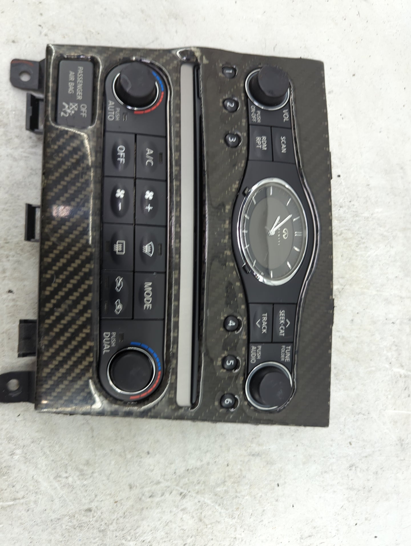 2009-2013 Infiniti G37 Climate Control Module Temperature AC/Heater Replacement Fits Fits 2009 2010 2011 2012 2013 2014 OEM 