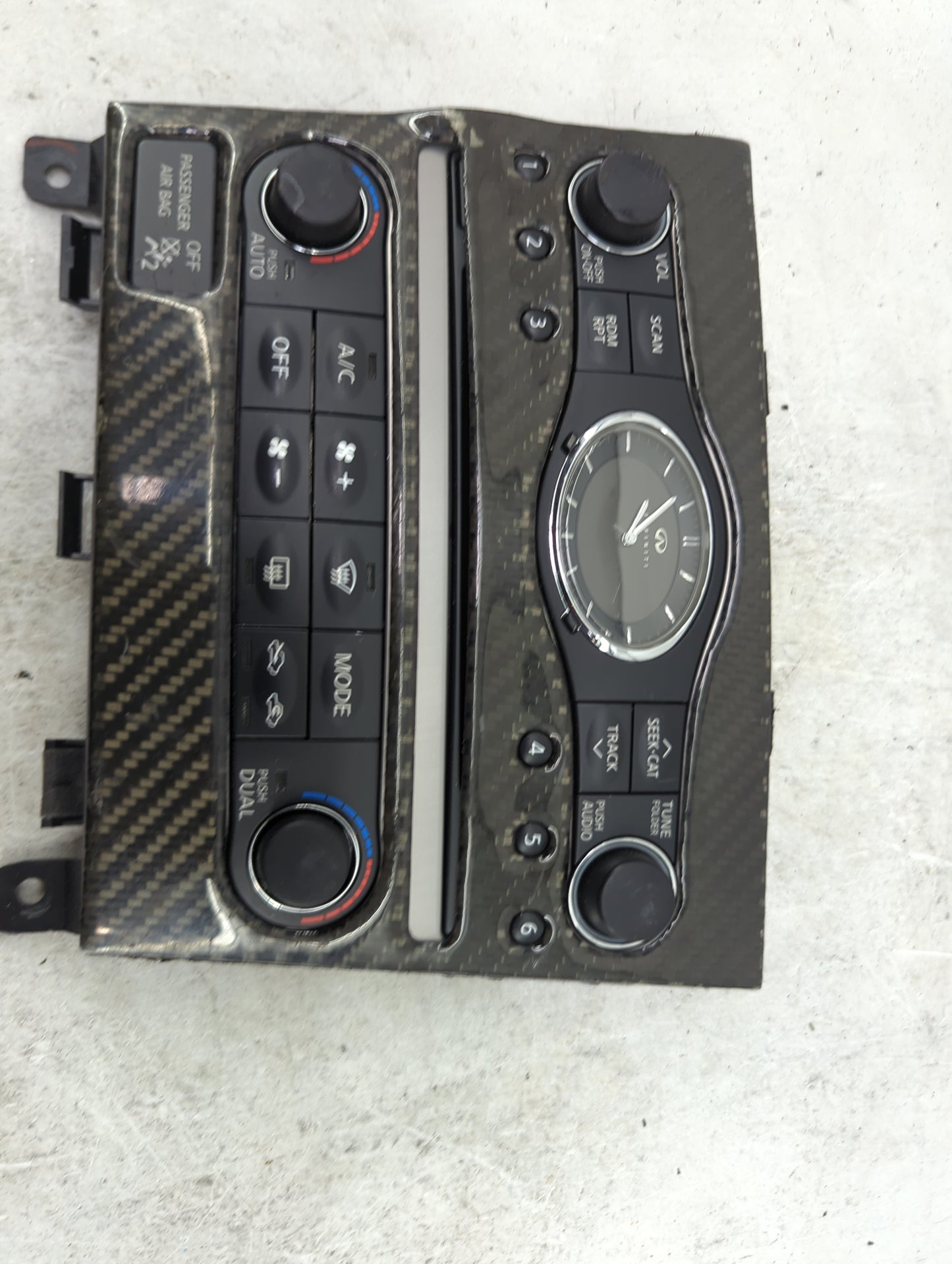 2009-2013 Infiniti G37 Climate Control Module Temperature AC/Heater Replacement Fits Fits 2009 2010 2011 2012 2013 2014 OEM 