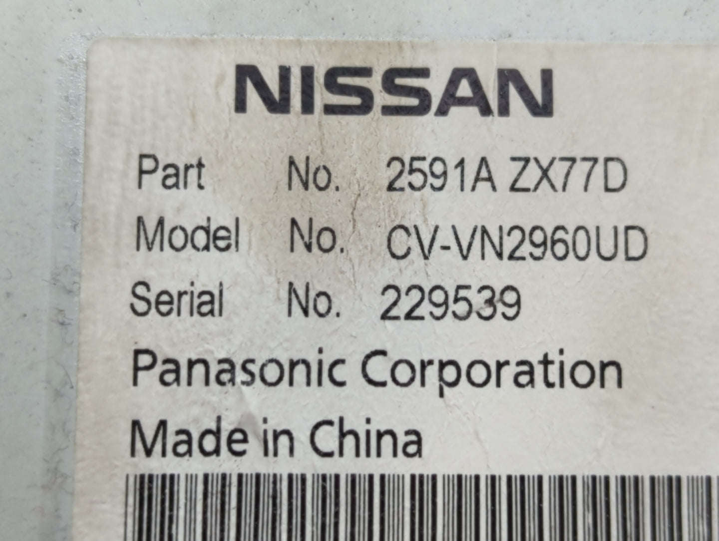 2010-2013 Infiniti G37 Am Fm Cd Player Radio Receiver - Oemusedautoparts1.com