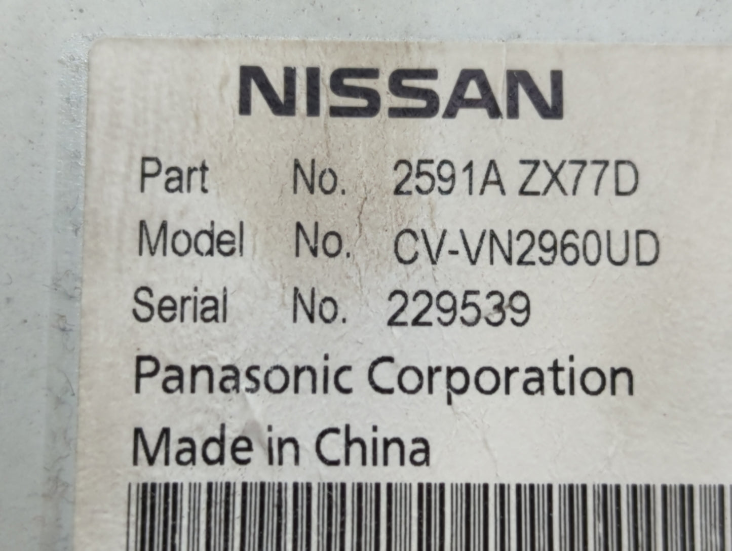 2010-2013 Infiniti G37 Am Fm Cd Player Radio Receiver - Oemusedautoparts1.com