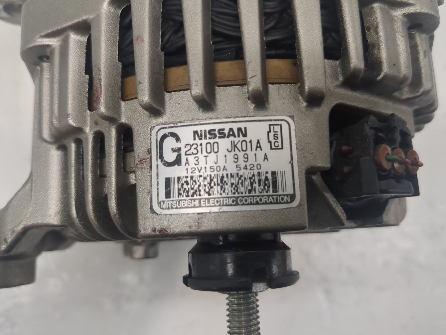 2009-2010 Infiniti M35 Alternator Replacement Generator Charging Assembly Engine OEM P/N:23100 JK01A Fits OEM Used Auto Part