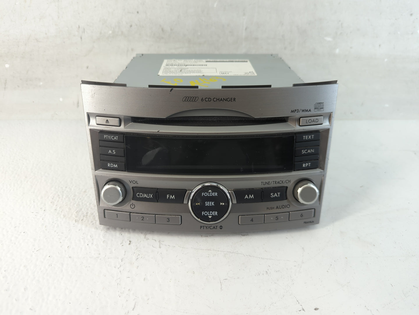 2009-2010 Infiniti M35 Radio AM FM Cd Player Receiver Replacement P/N:86201AJ60A Fits Fits 2009 2010 OEM Used Auto Parts - O